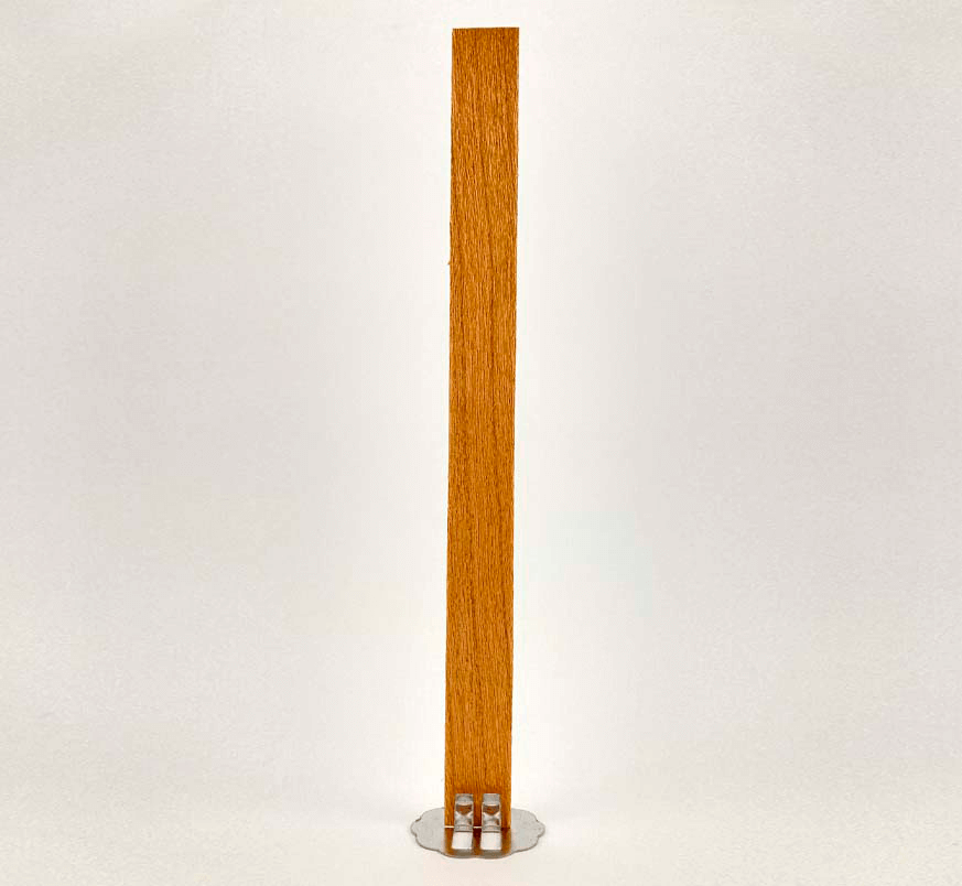 Pabilo de Madera 1.25cm*15cm con Portapabilo Circular