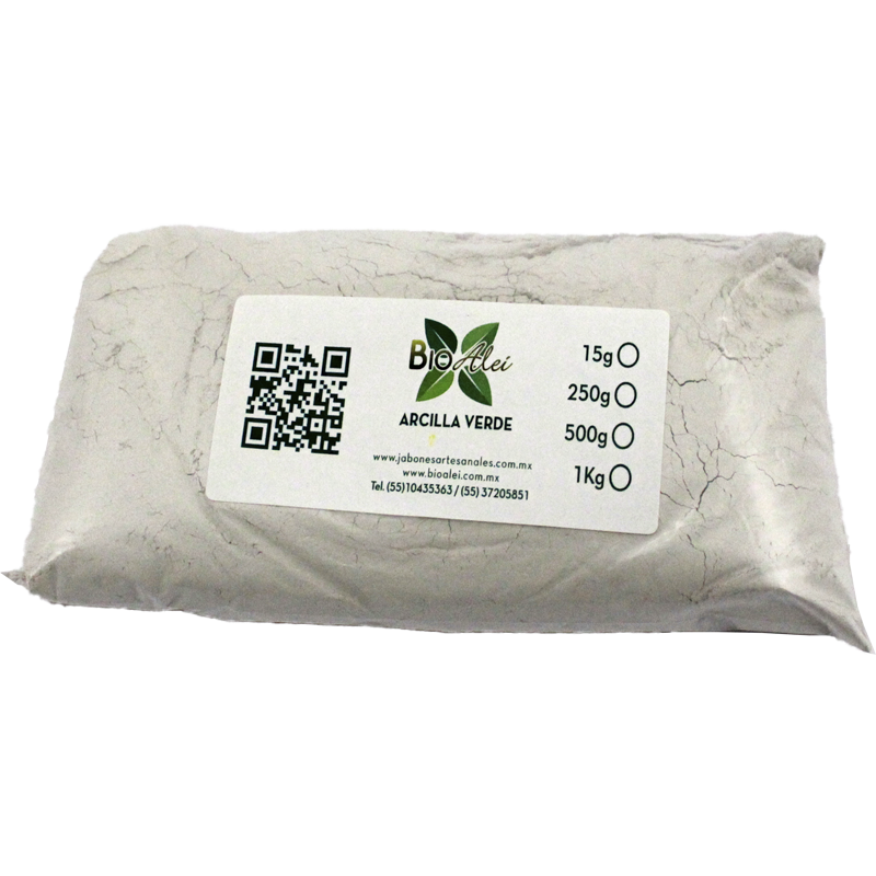 Arcilla Verde 250g – 1Kg