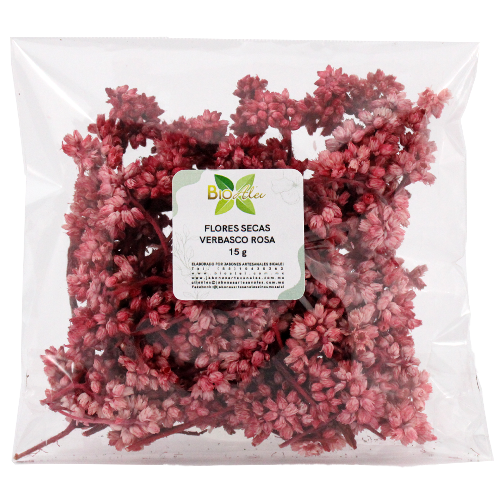 Flores Secas Verbasco Rosa 15 g
