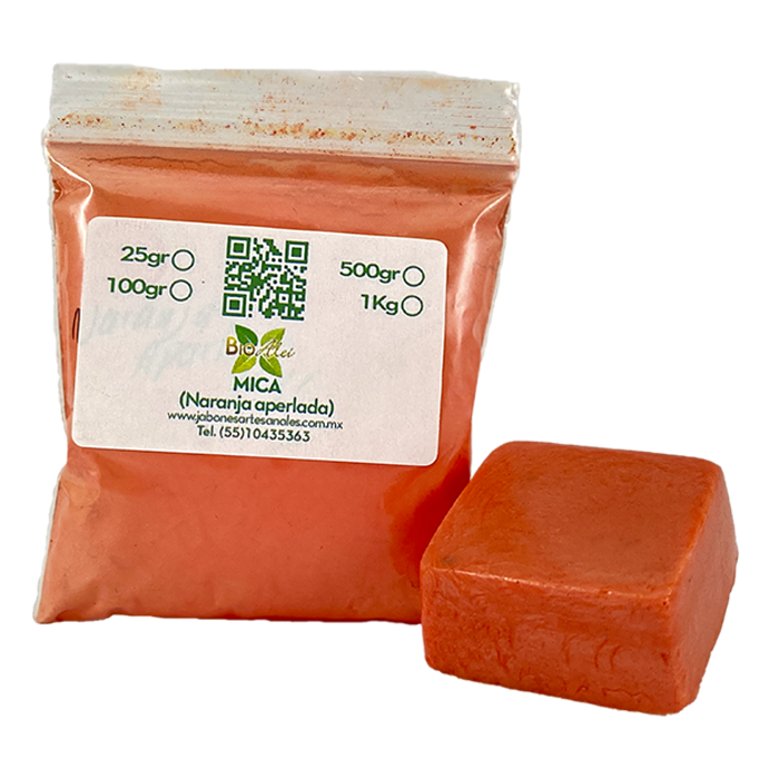 Mica Naranja Aperlada