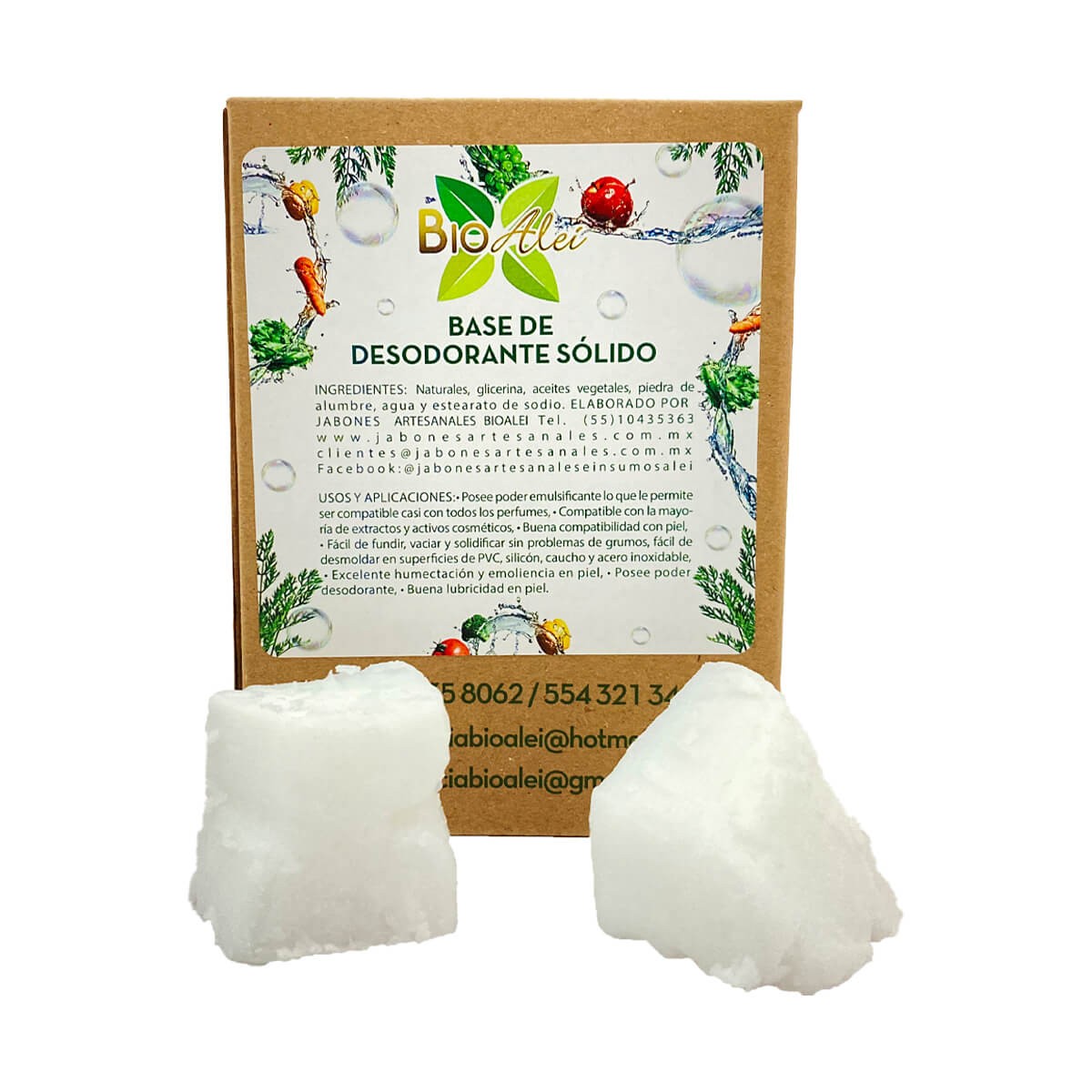 Base de Desodorante Sólido Ecológico 500g
