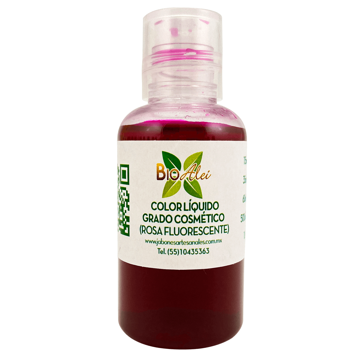 Color Líquido Grado Cosmético Rosa Fluorescente