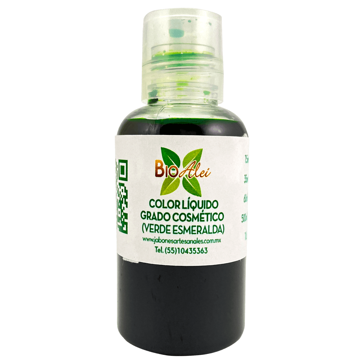 Color Líquido Grado Cosmético Verde Esmeralda