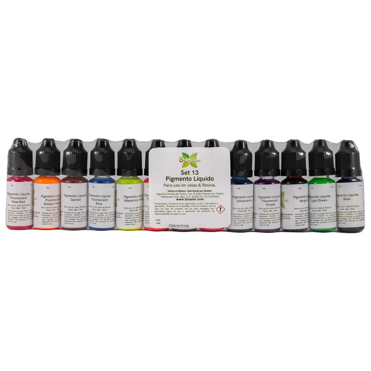 Set 13 Pigmentos Líquidos 10 ML