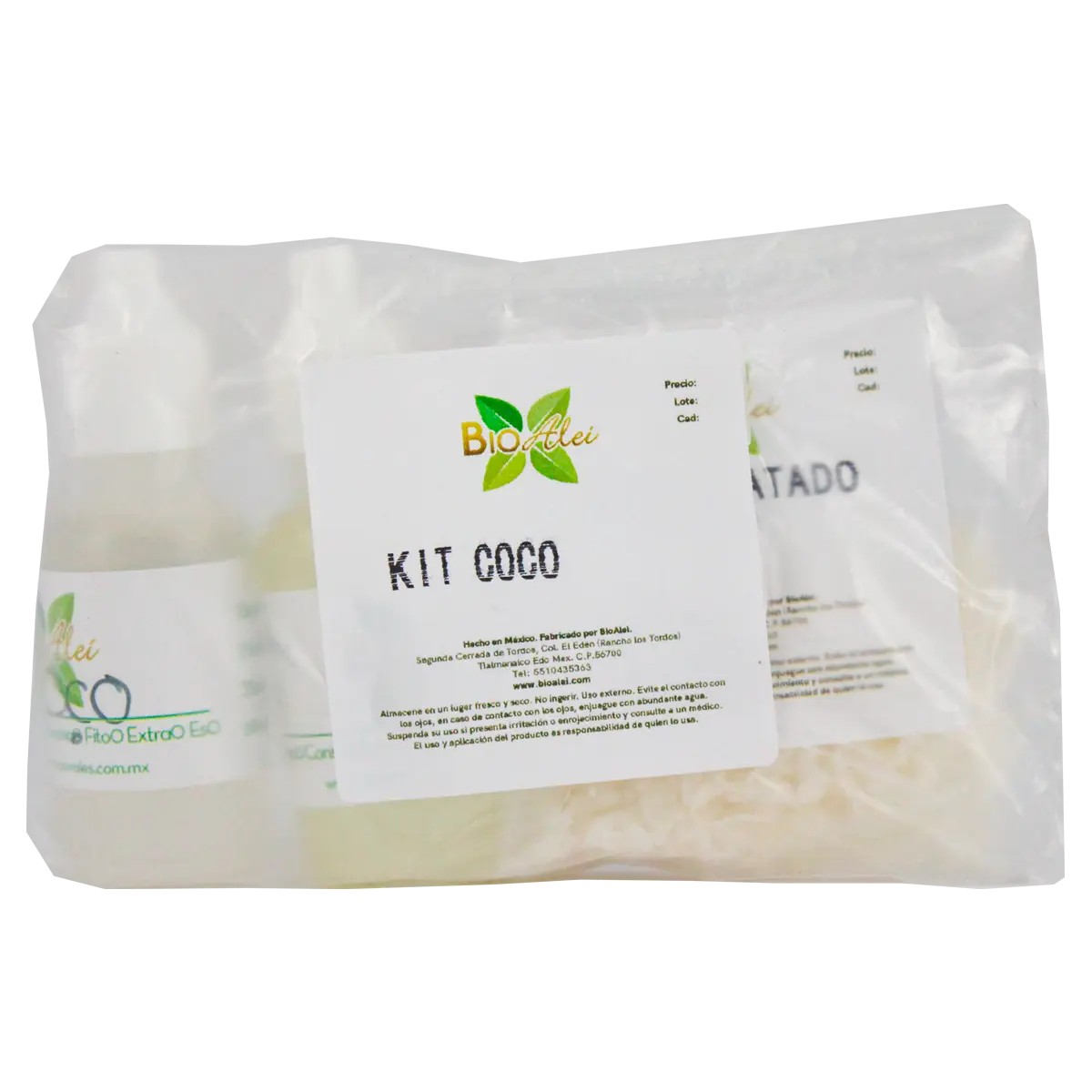 Kit 10 (Aceite, Aroma y Exfoliante de Coco)