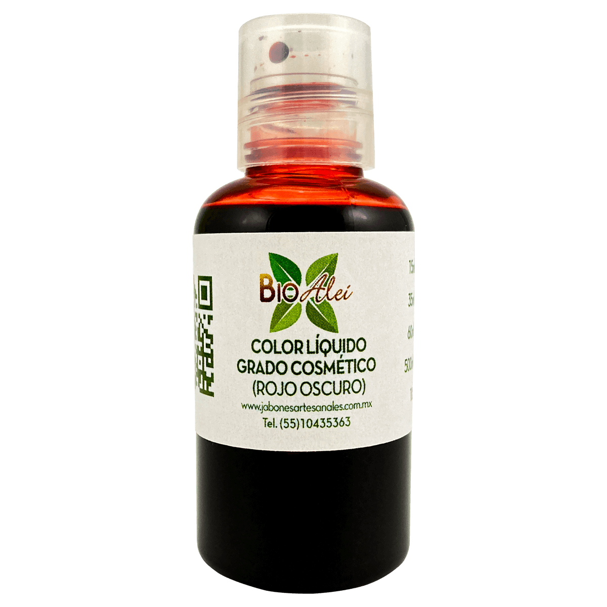 Color Líquido Grado Cosmético Rojo Oscuro