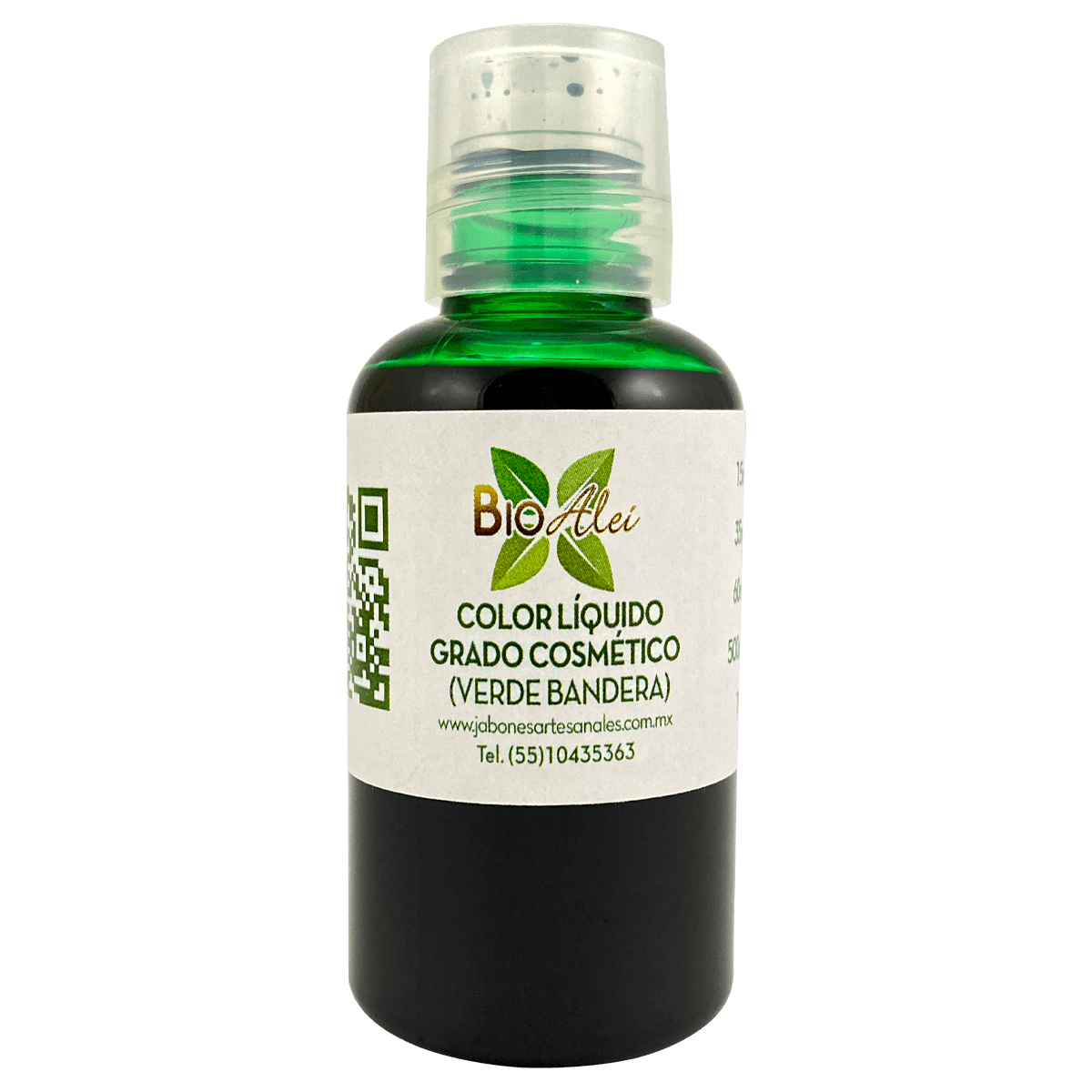 Color Líquido Grado Cosmético Verde Bandera