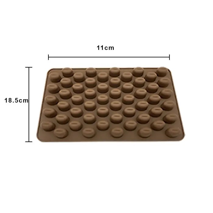 Molde de Silicón Granos de Café