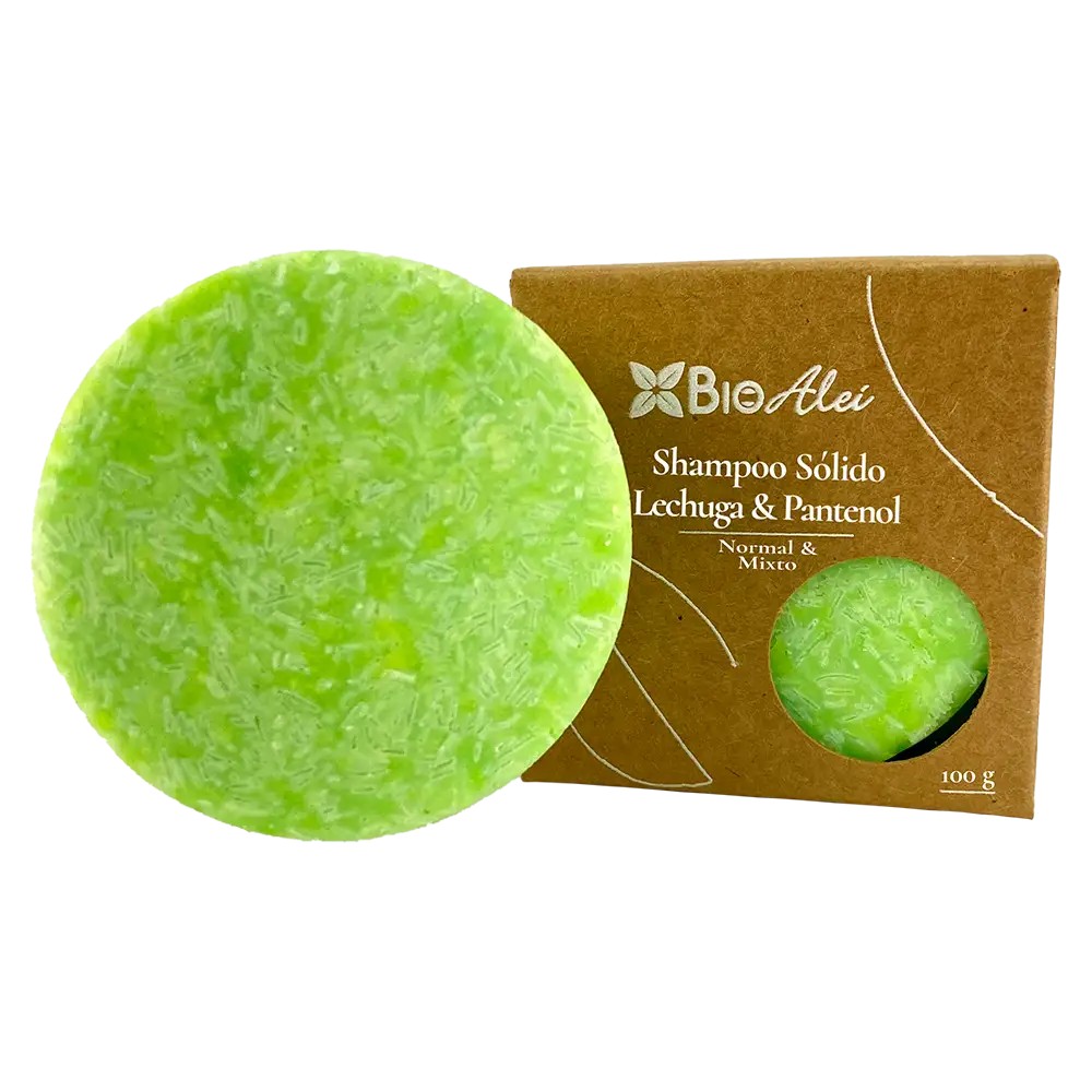 Shampoo Sólido Lechuga & Pantenol 100g