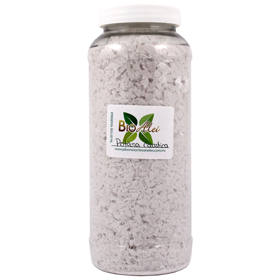 Hidróxido de Potasio 99% (Escamas Potasa Caustica) 1Kg