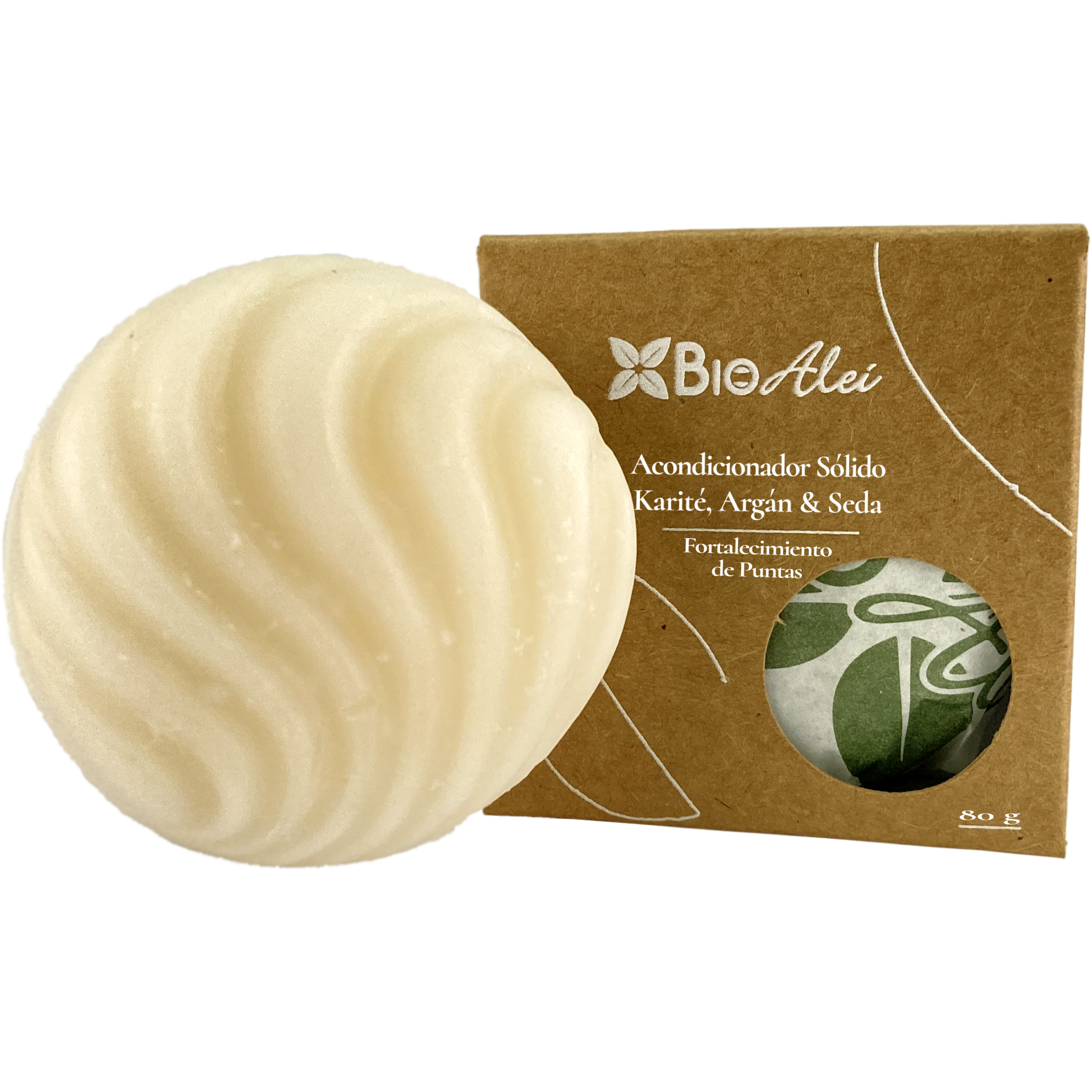 Acondicionador Sólido Karité, Argán & Seda 80G