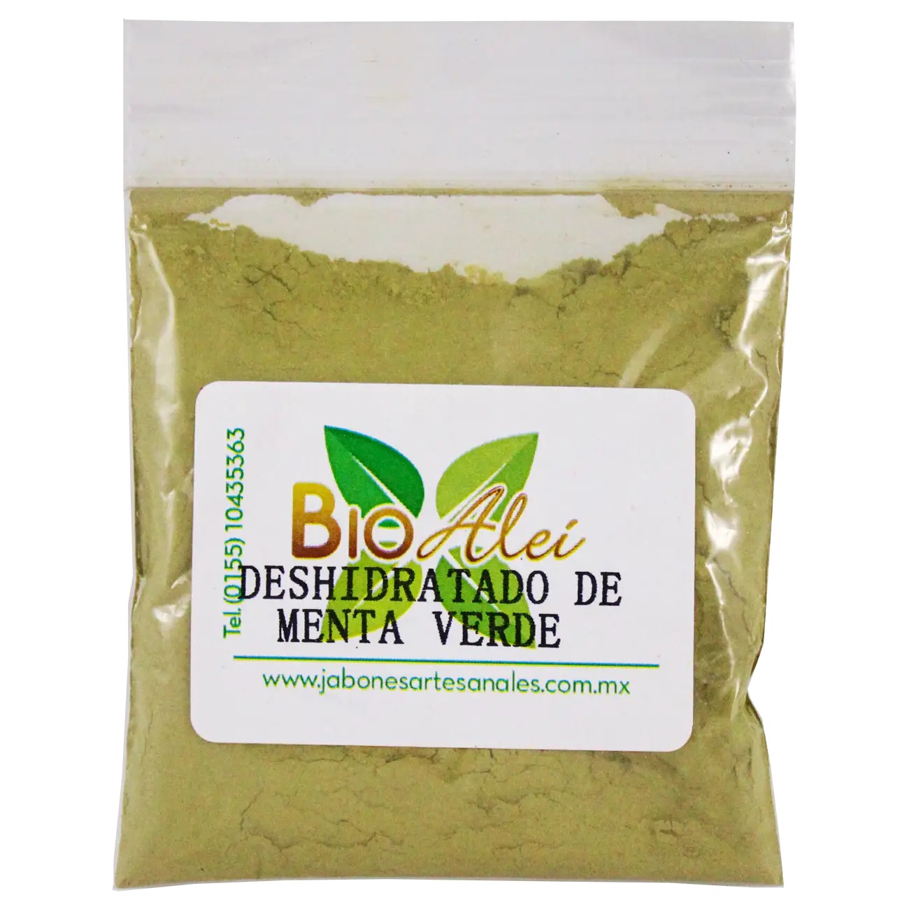 Deshidratado de Menta Verde