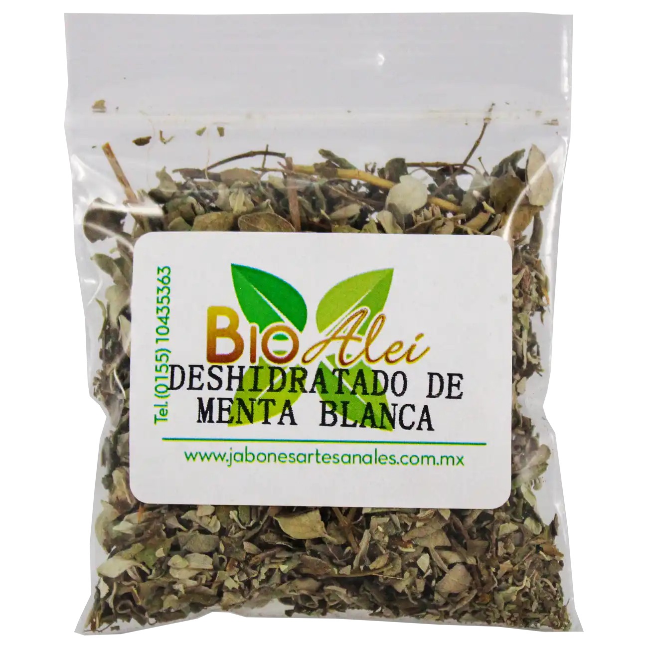 Deshidratado de Menta Blanca