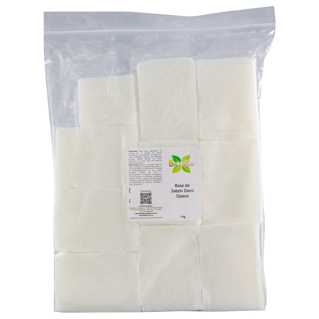 Base de Jabón De Glicerina Deco Opaca