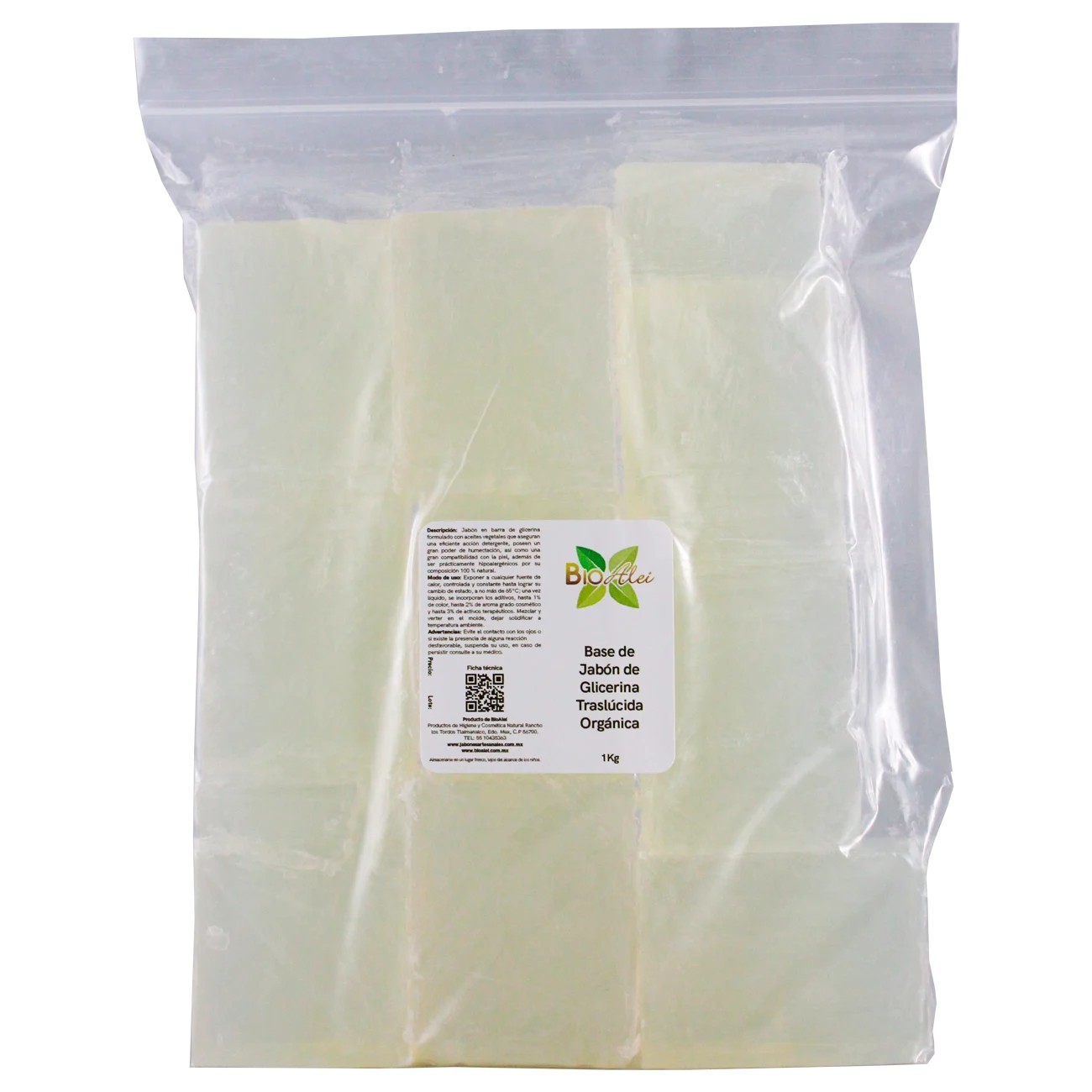 Base de Jabón de Glicerina Traslucida