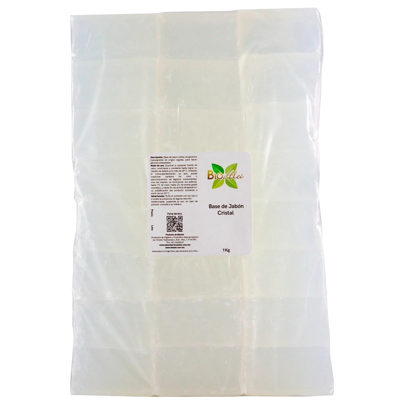 Base de Jabón de Glicerina Cristal