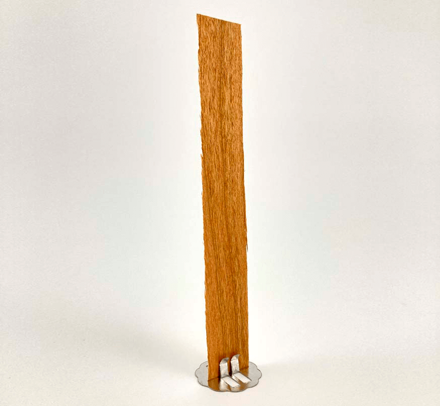 Pabilo de Madera 1.9cm*13cm con Portapabilo Circular