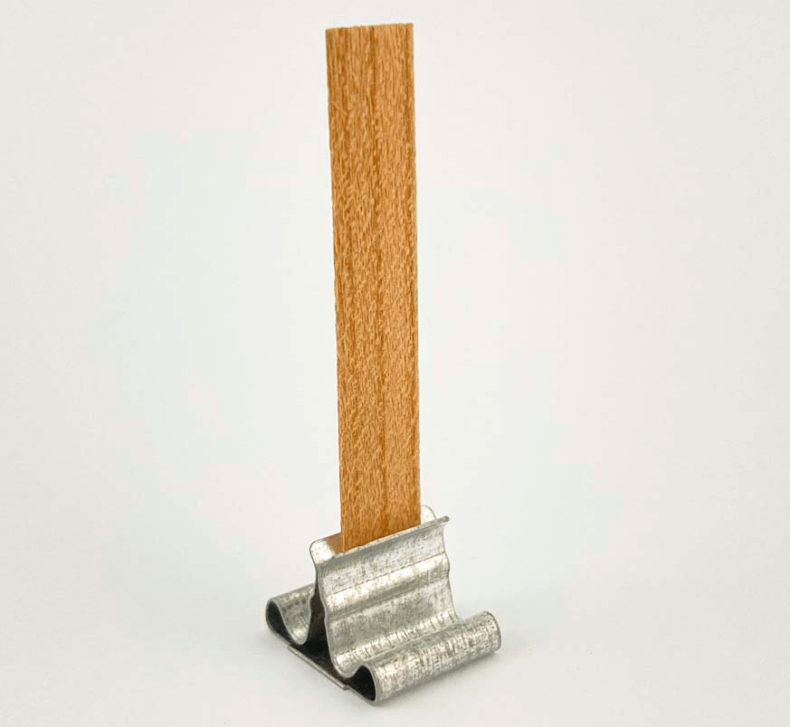 Pabilo de Madera 8mm*9cm con Portababilo Pequeño